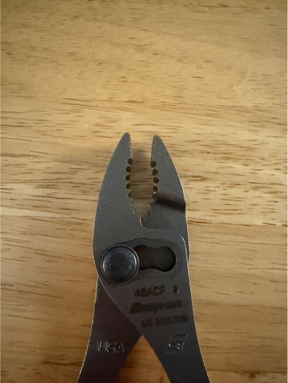 Snap On 6" Talon Grip Combination Slip-Joint Pliers Red 46ACF - Picture 3 of 4